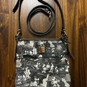 Dooney & Bourke Disney Black and White Comic Crossbody Bag